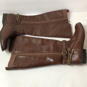Unisa Unteylor riding boots with chain harness detail womens 8.5m EUC